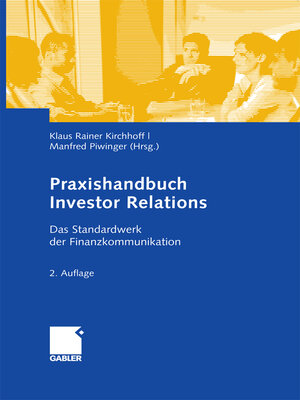 cover image of Praxishandbuch Investor Relations